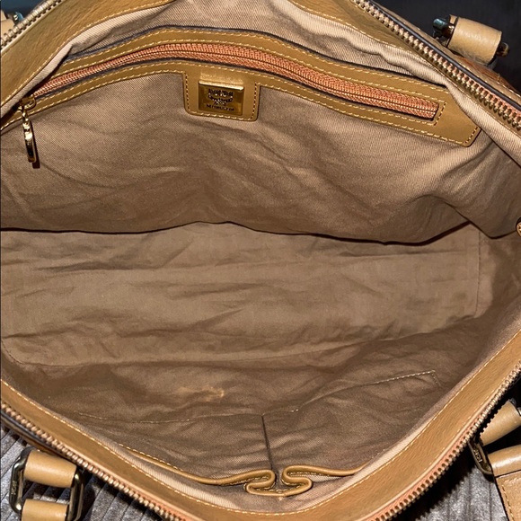 LIKE NEW MCM Brown Visetos Monogram Tote - Picture 9 of 16